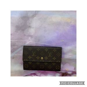 Authentic Louis Vuitton Monogram long wallet